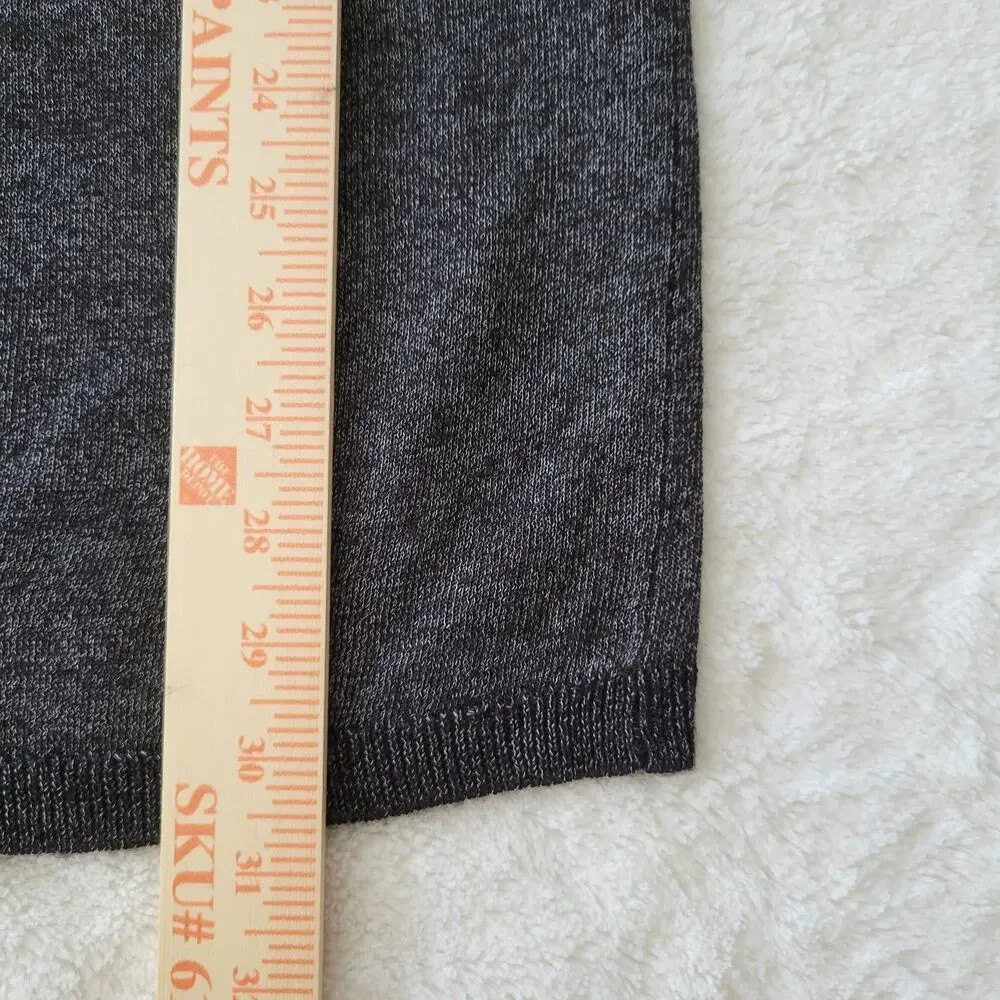 BCBG Generation Sweater Dress Tunic Metallic Gray‎ Womens XS